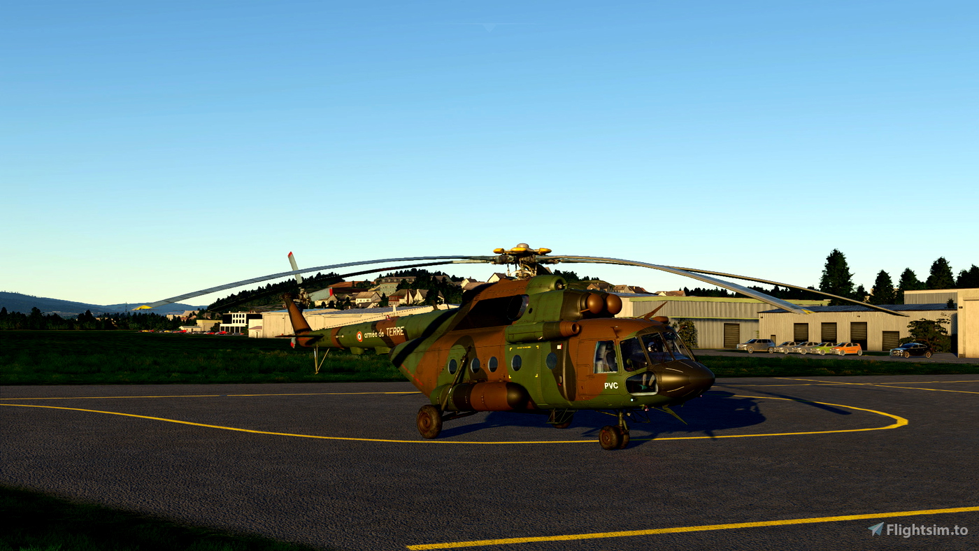 Cera Sim MI-17 - Fictional French Army A.L.A.T. 对于 Microsoft Flight ...