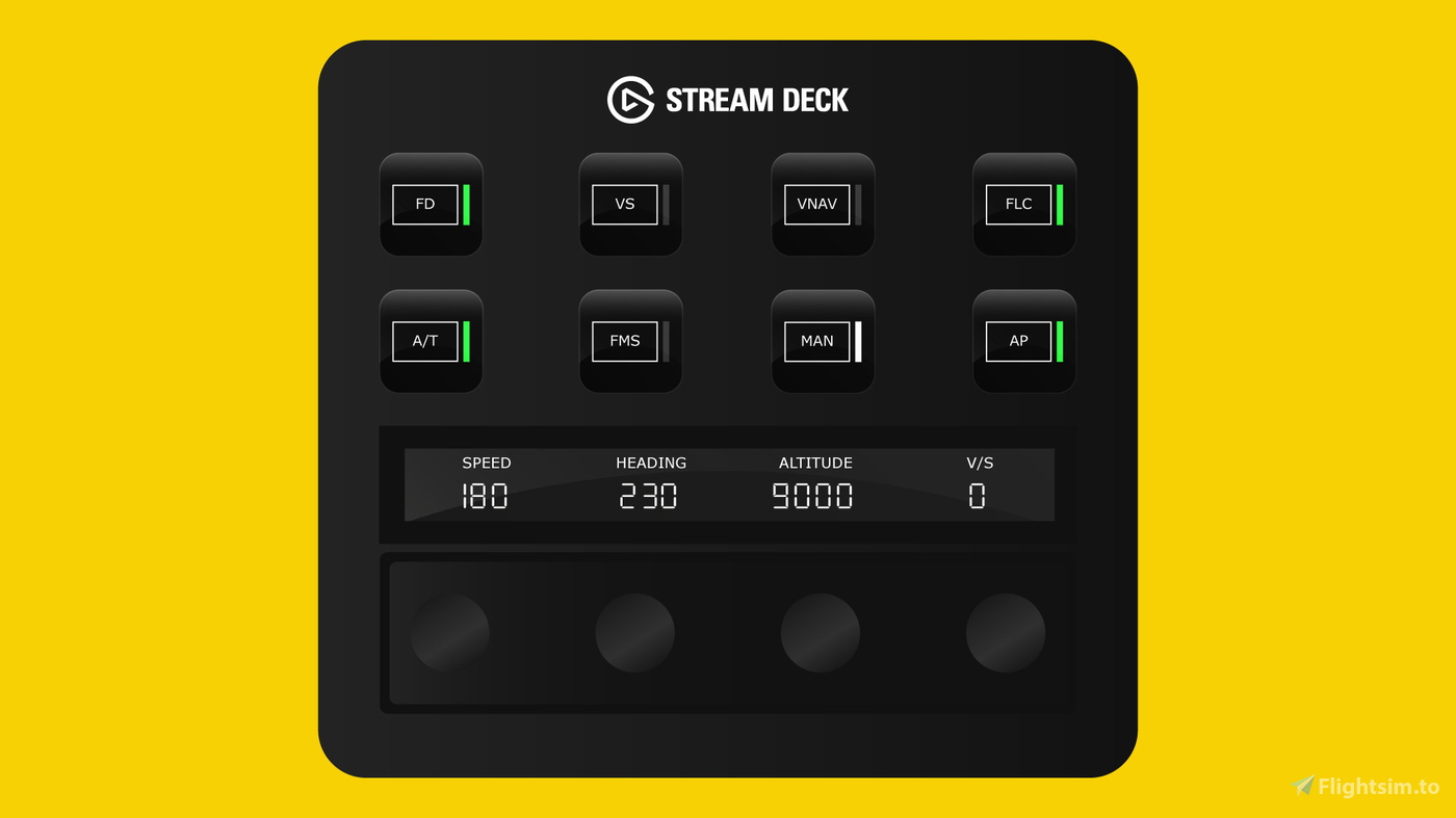 Flight Panels - Cessna Citation Longitude Stream Deck + Autopilot Panel ...