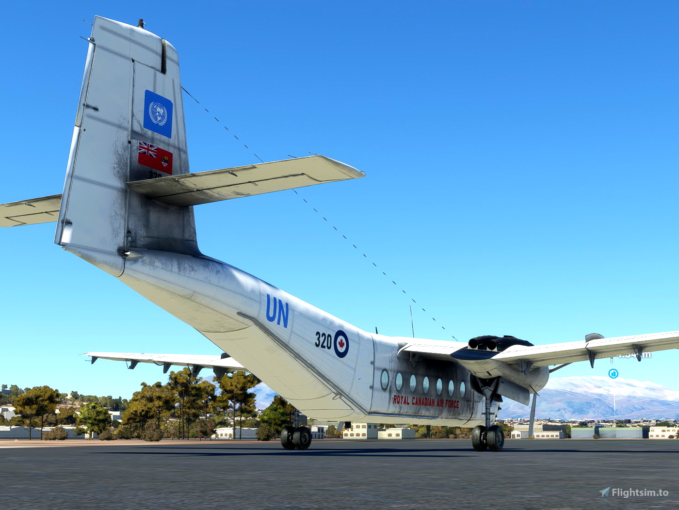 DHC-4 Caribou Royal Canadian Air Force (United Nations Mission) dla ...