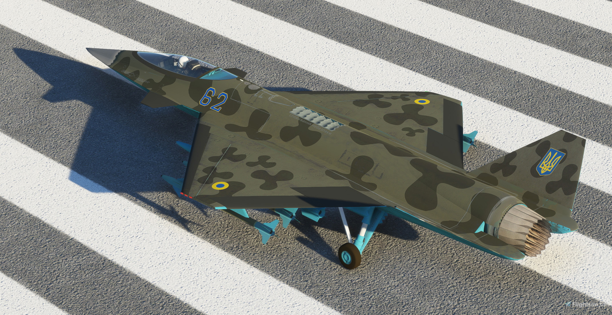 F-20A Hammerhead AFU SEAD low level livery ( fictional ) のために