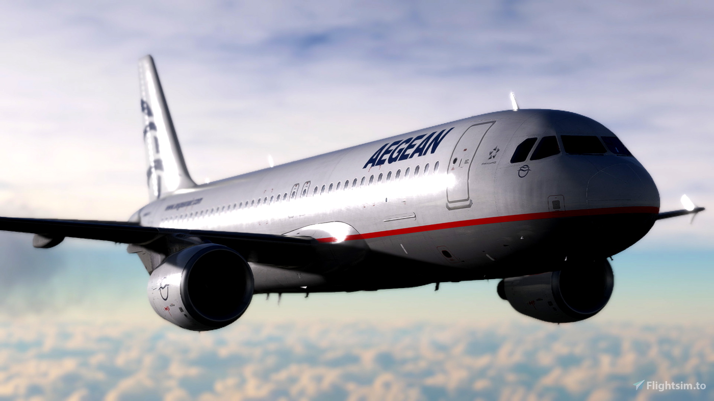 Fenix Airbus A320 Aegean Airlines Mini Fleet Pack | Cabin Textures | 4K ...