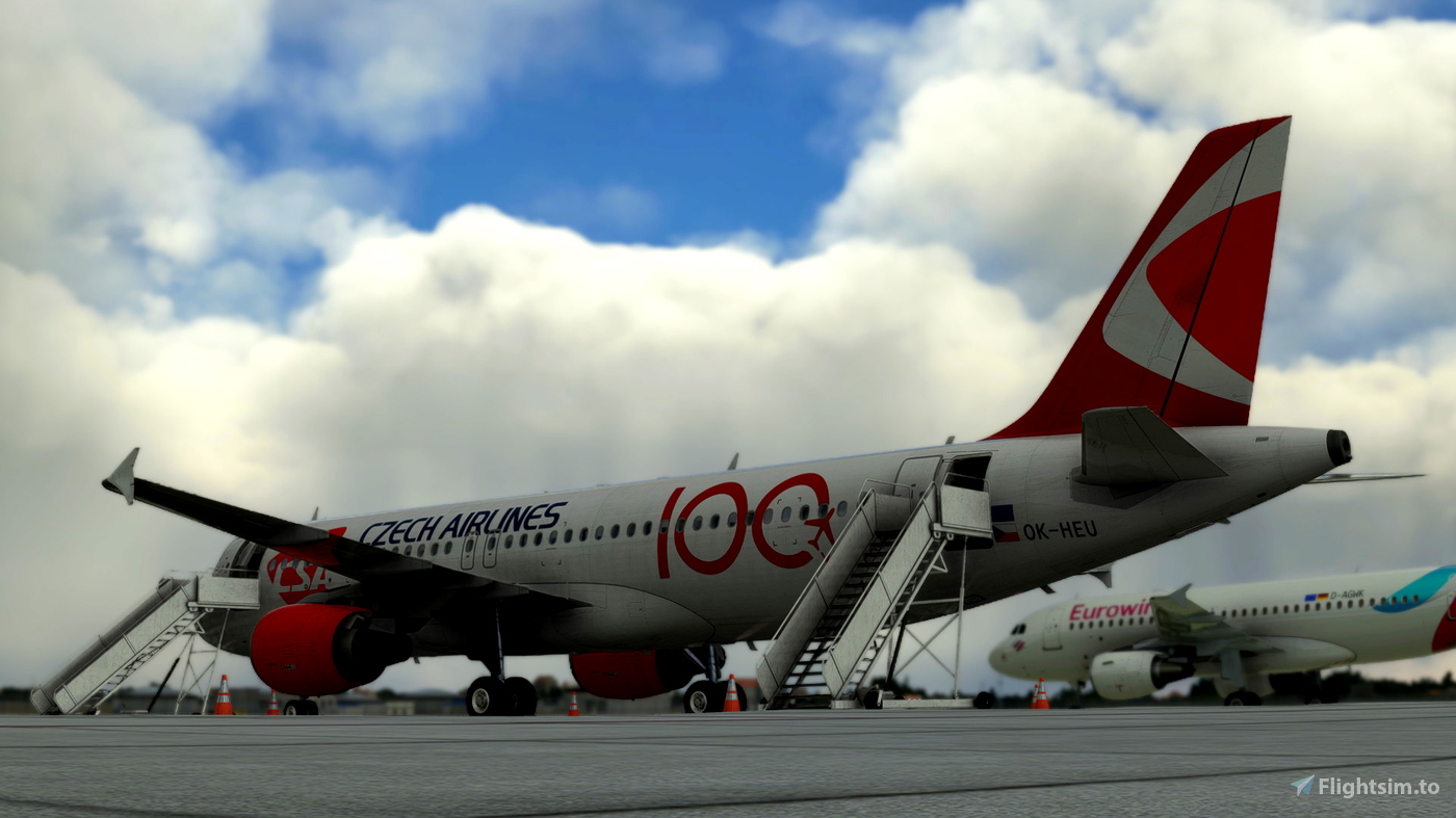 Fenix Airbus A320 Czech Airlines 100 Years Sticker | 4K for Microsoft ...