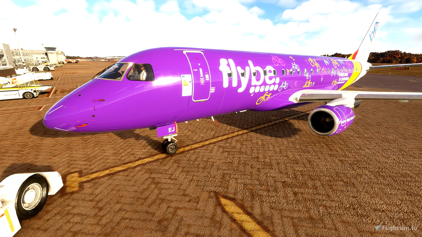 FlightSim Studio EJets 175 Flybe Yorkshire pro Microsoft Flight