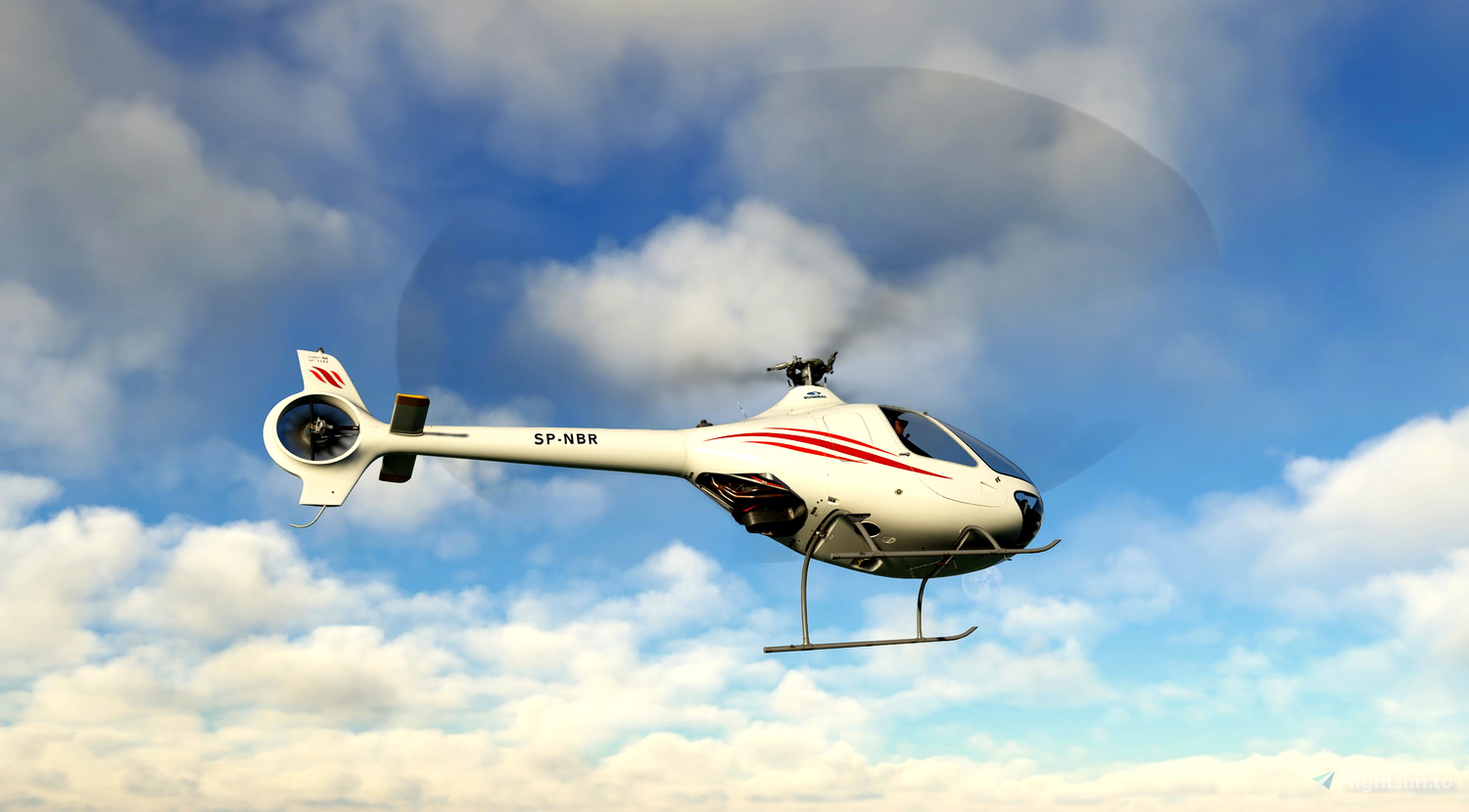  Guimbal Flies in Microsoft Flight Simulator 40th