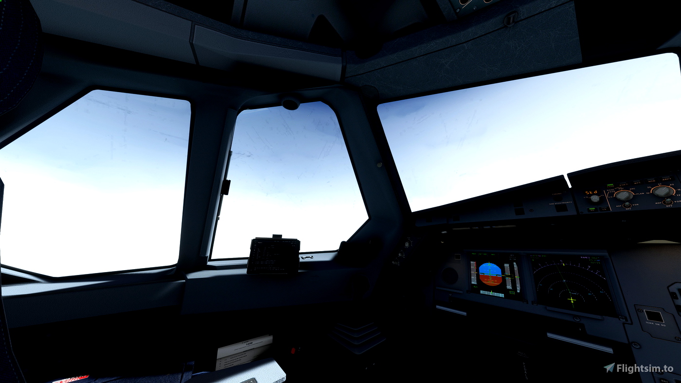 Headwind A330 900 Cockpit Textures Upgrade With Amber Digits And Many More For Microsoft Flight 0122