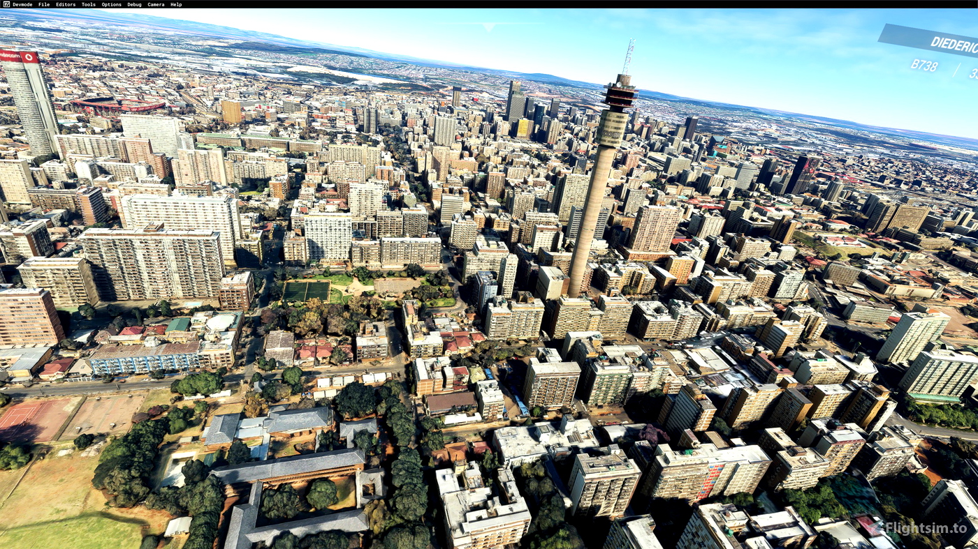 Hillbrow Tower(Telkom Tower Johannesburg) for Microsoft Flight ...