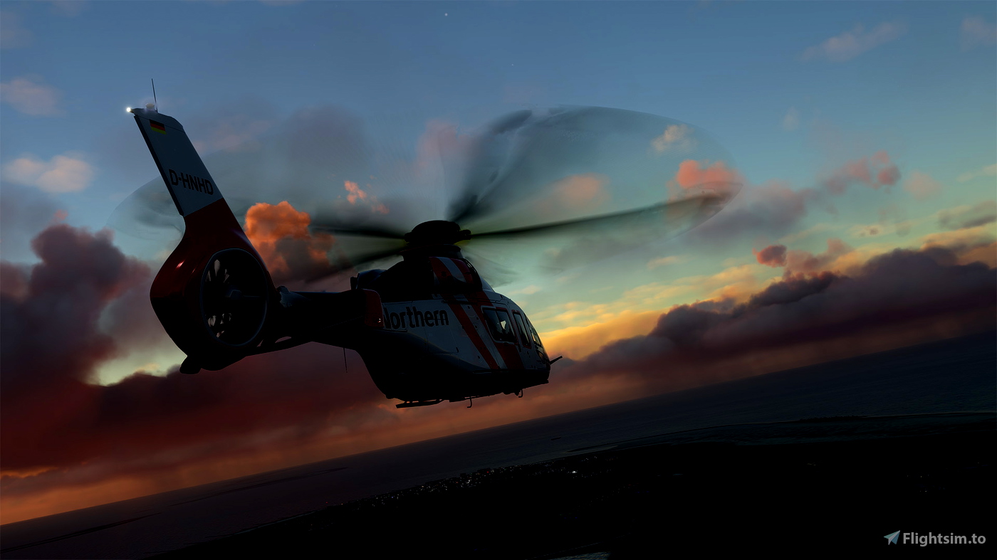 HPG's Airbus H160 helicopter takes flight in Microsoft Flight