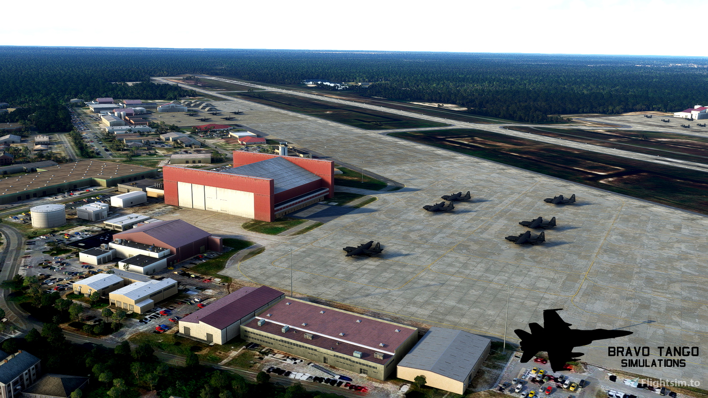 Hurlburt Field, FL USAF KHRT for Microsoft Flight Simulator MSFS