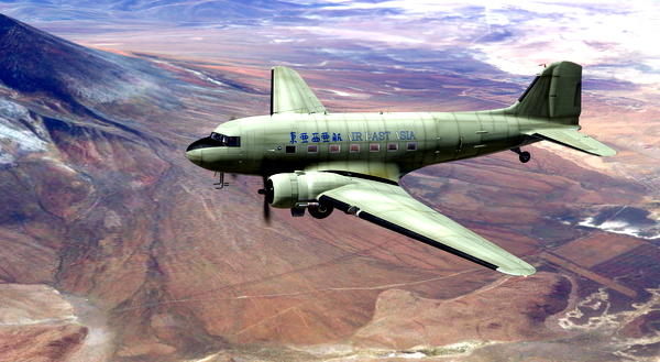 Douglas DC-3 - TWA DC-2 for Microsoft Flight Simulator