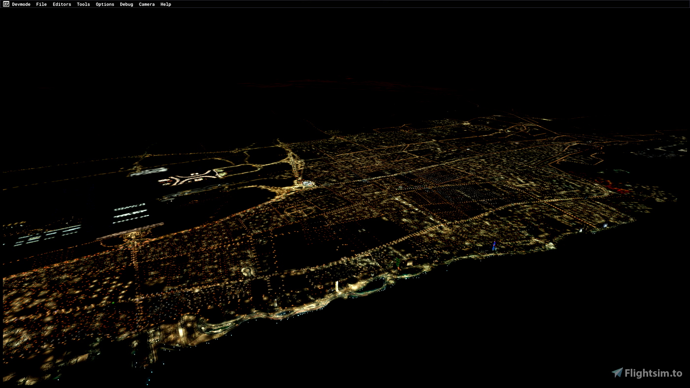 jeddah night light v2 for Microsoft Flight Simulator | MSFS