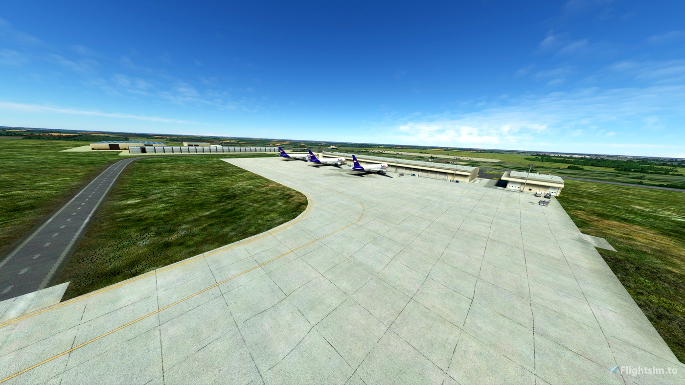 KMCI FSLTL Static Aircraft for Microsoft Flight Simulator MSFS