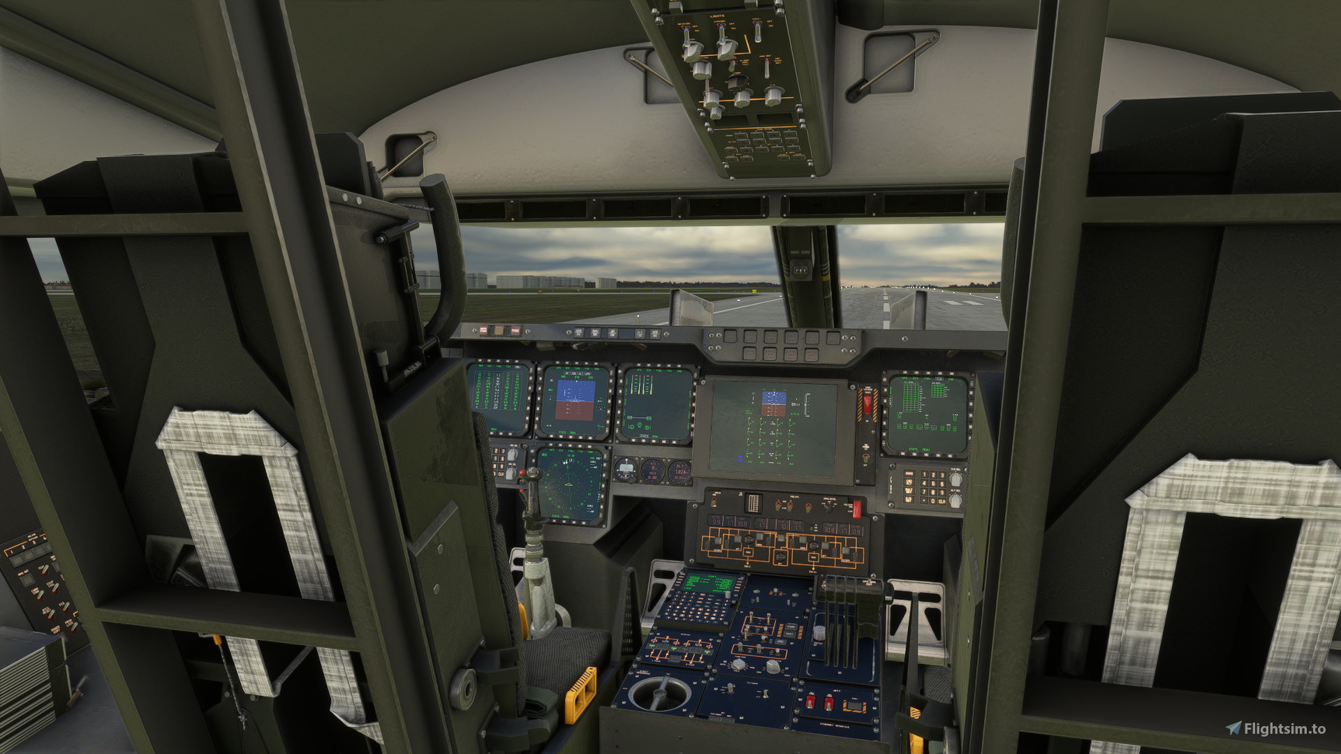 KwikFlight B2 Bomber Cockpit Textures Edit Pour Microsoft Flight ...