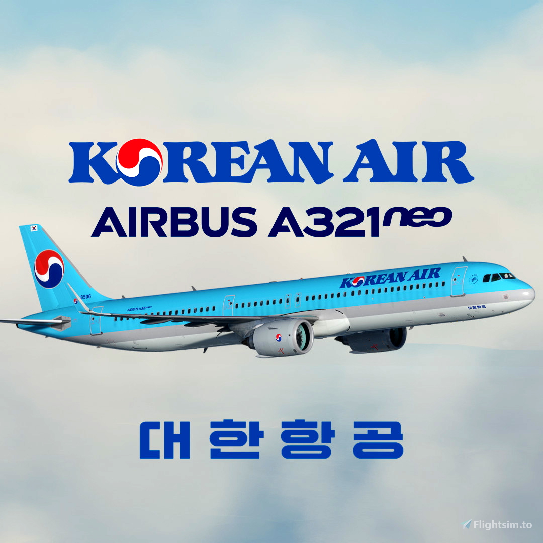 LatinVFR A321 NEO] 8K KOREAN AIR HL8506 para Microsoft Flight Simulator | MSFS