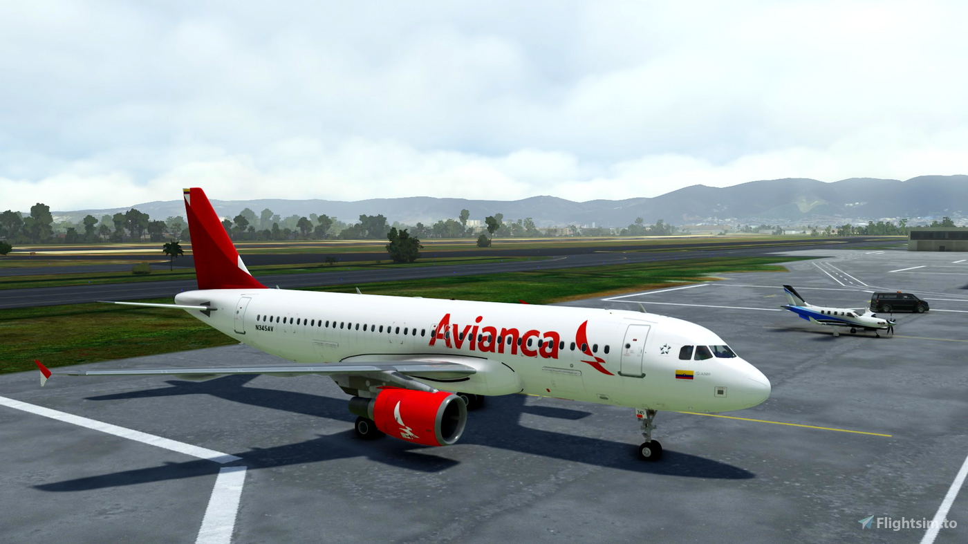 LatinVFR Airbus A320 Avianca (N345AV) for Microsoft Flight Simulator | MSFS