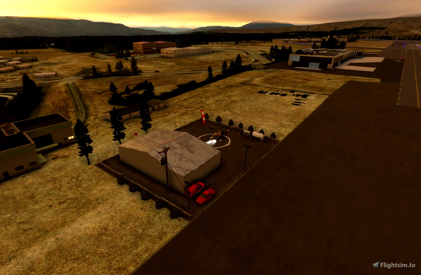 Virtual Airline Wenatchee WA Base voor Microsoft Flight