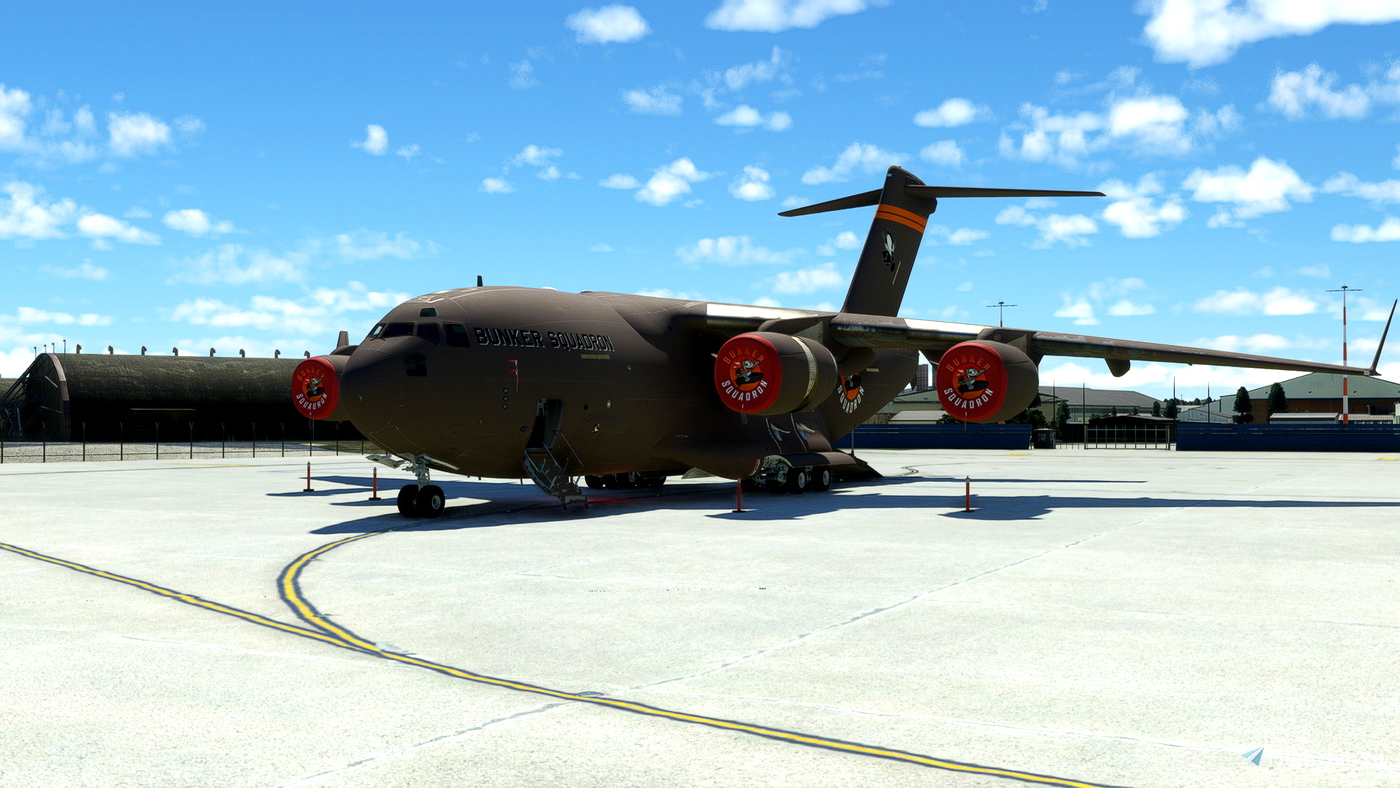 Livery deltasimulations c17 bunker squadron for microsoft flight