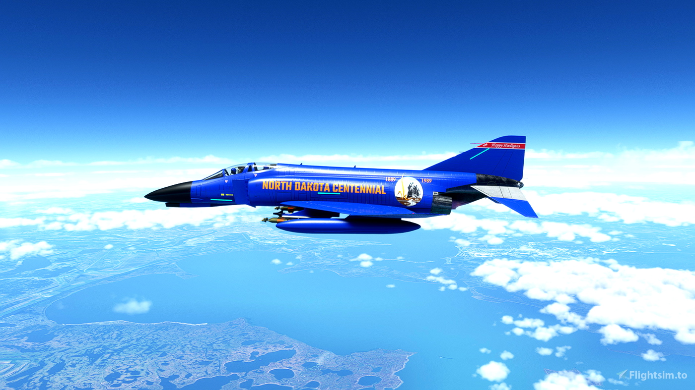 Livery DC Designs F4E North Dakota Centennial for Microsoft Flight