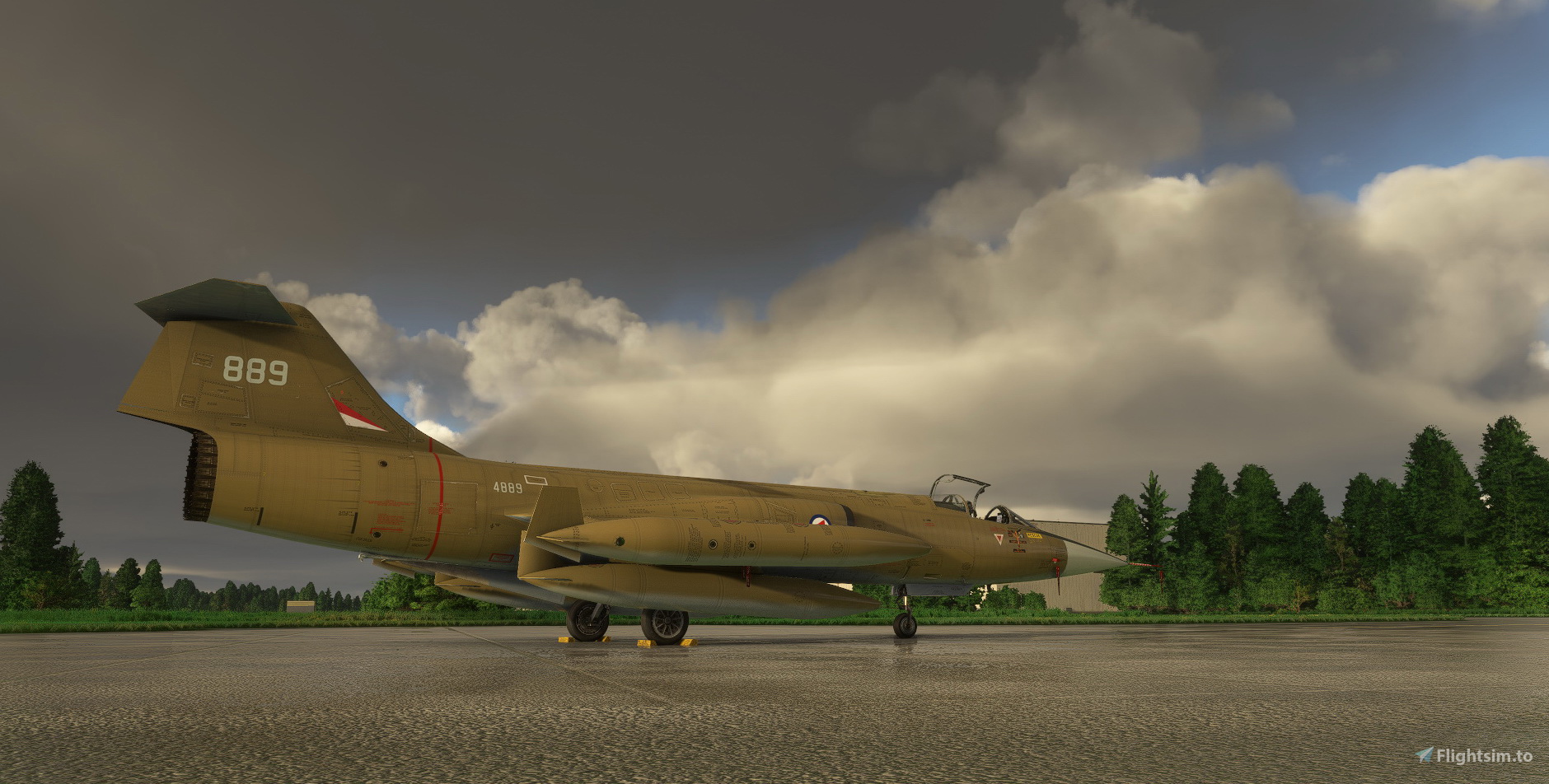 Lockheed F-104 Starfighter Royal Norwegian Air Force #889 for