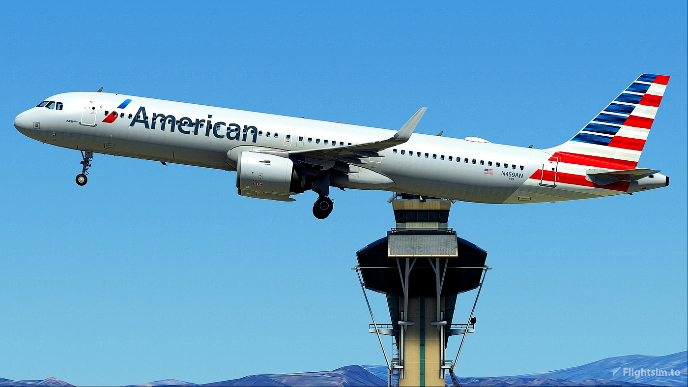 LVFR A21N - American Airlines (Pack) 8K for Microsoft Flight Simulator ...