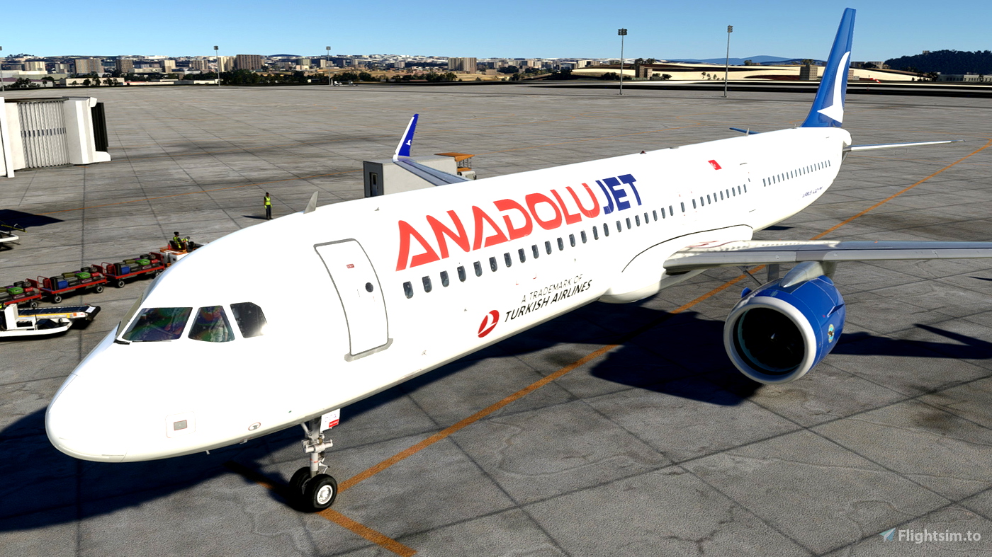 LVFR A321 NEO ANADOLUJET TCLTZ for Microsoft Flight Simulator MSFS