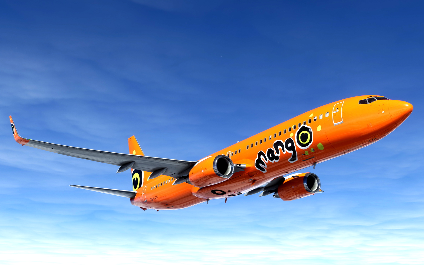 Mango Airlines Boeing 737-800 PMDG BW ZS-SJH for Microsoft Flight ...