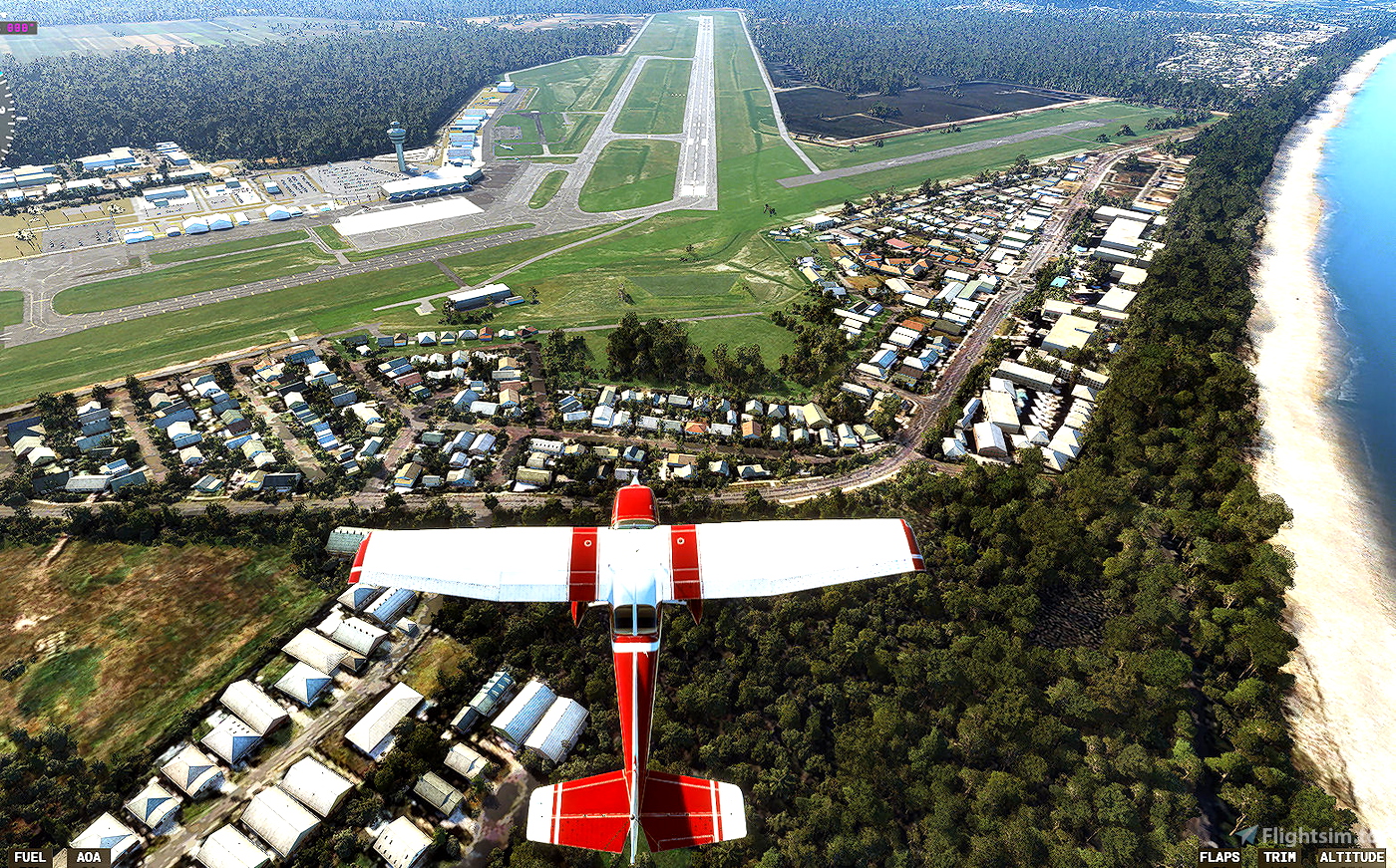 Maroochydore Sunshine Coast Airport YBSU for Microsoft Flight Simulator