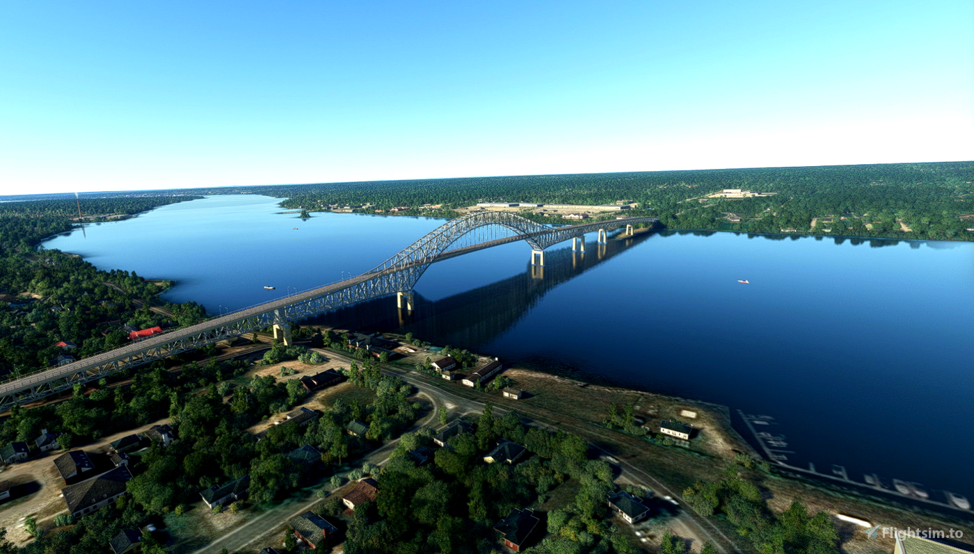 Miramichi Centennial bridge for Microsoft Flight Simulator | MSFS