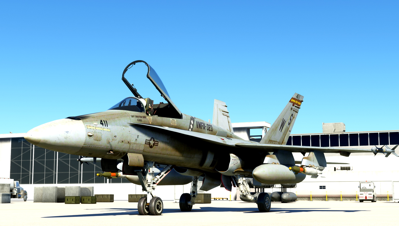 MSFS F/A-18C VMFA-323 Death Rattlers LINE for Microsoft Flight ...