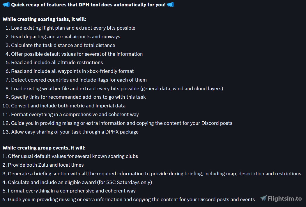 MSFS Soaring Task Tools - Discord Post Helper for Microsoft Flight ...