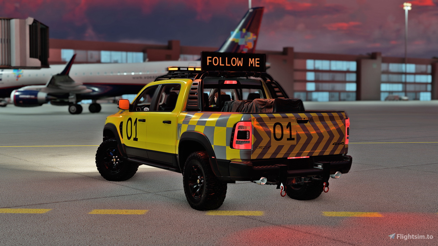 Marine RM - Offroad Pickup Truck for Microsoft Flight Simulator | MSFS