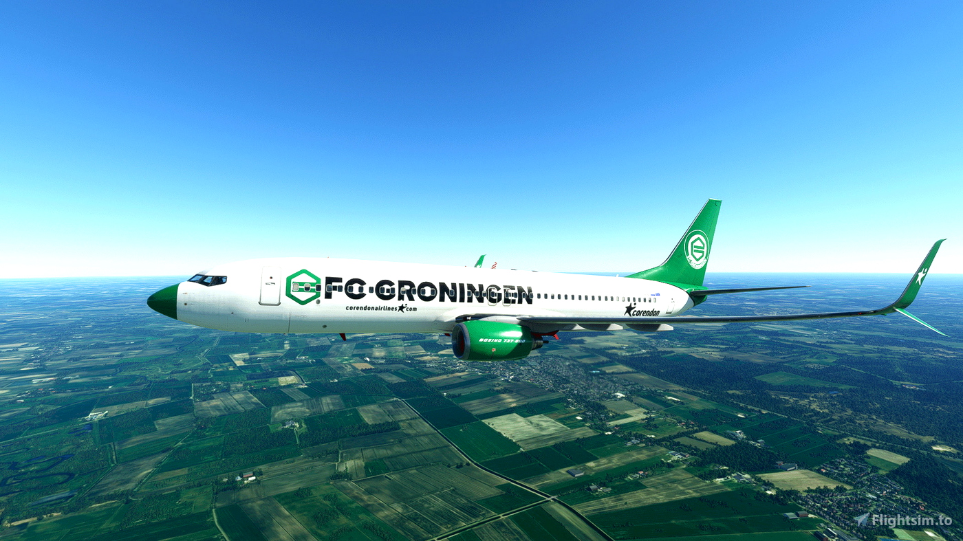 PMDG 737800 Corendon Airlines FC Groningen (PHFCG) for Microsoft