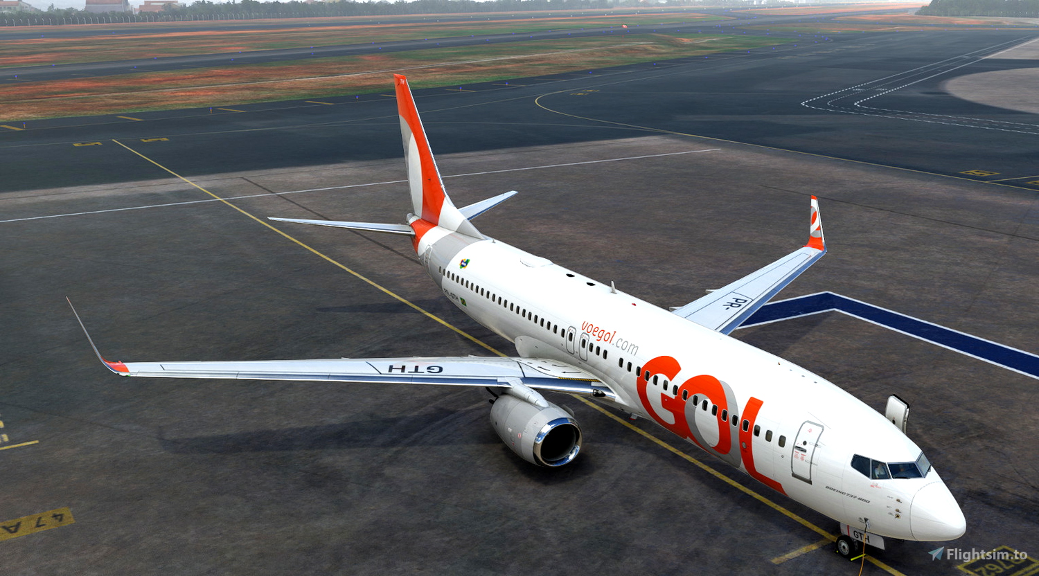 GOL NEW PR-GXZ 737-800 for Microsoft Flight Simulator