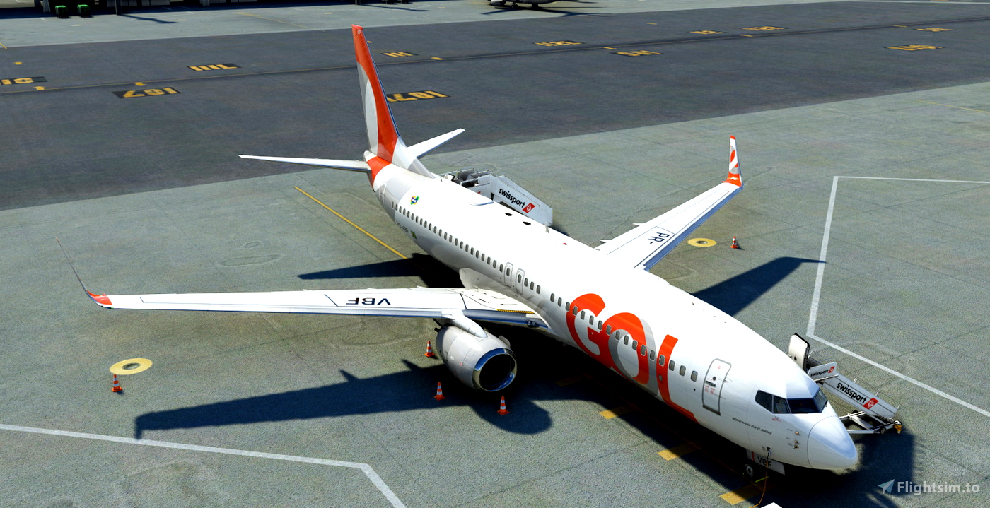 [PMDG 737-800] GOL Linhas Aéreas PR-VBF for Microsoft Flight Simulator ...