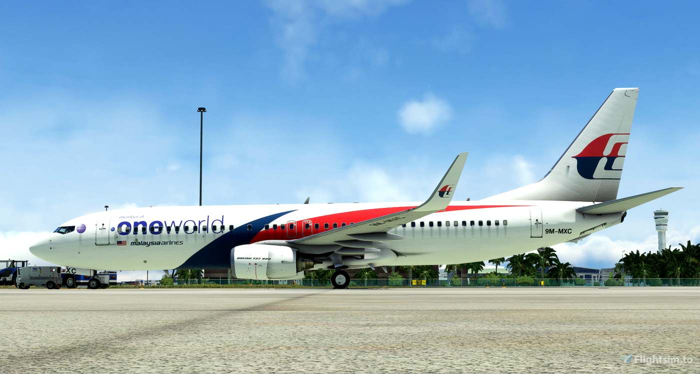 PMDG 737-800 Malaysia Airlines - 9M-MXC Swoopy Oneworld for Microsoft ...