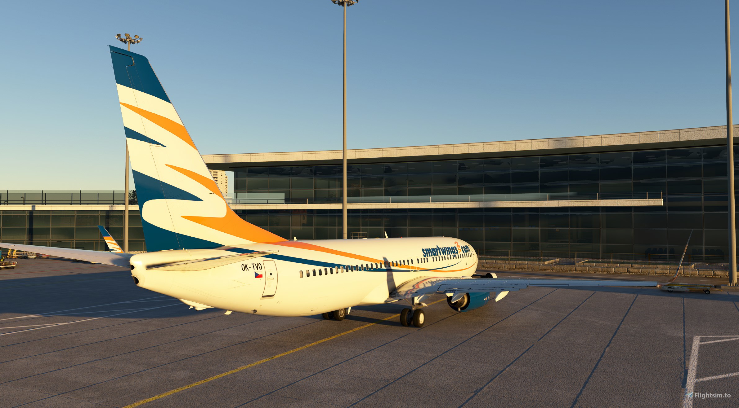 PMDG B737-800 Smartwings Livery OK-TVO For Microsoft Flight Simulator ...