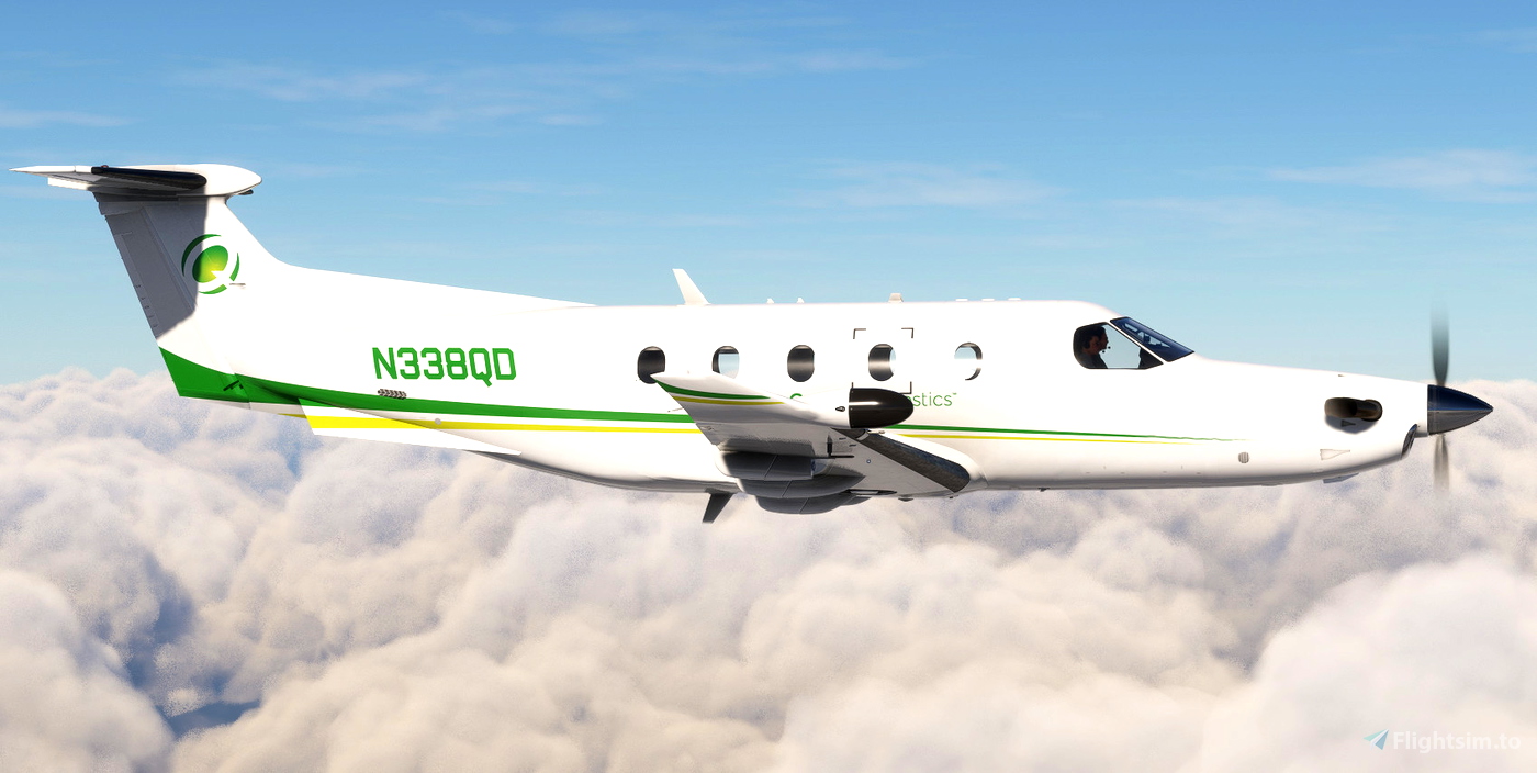 Quest Diagnostics N338QD - Cargo, SimWorks Studios PC-12 [4K] for  Microsoft Flight Simulator