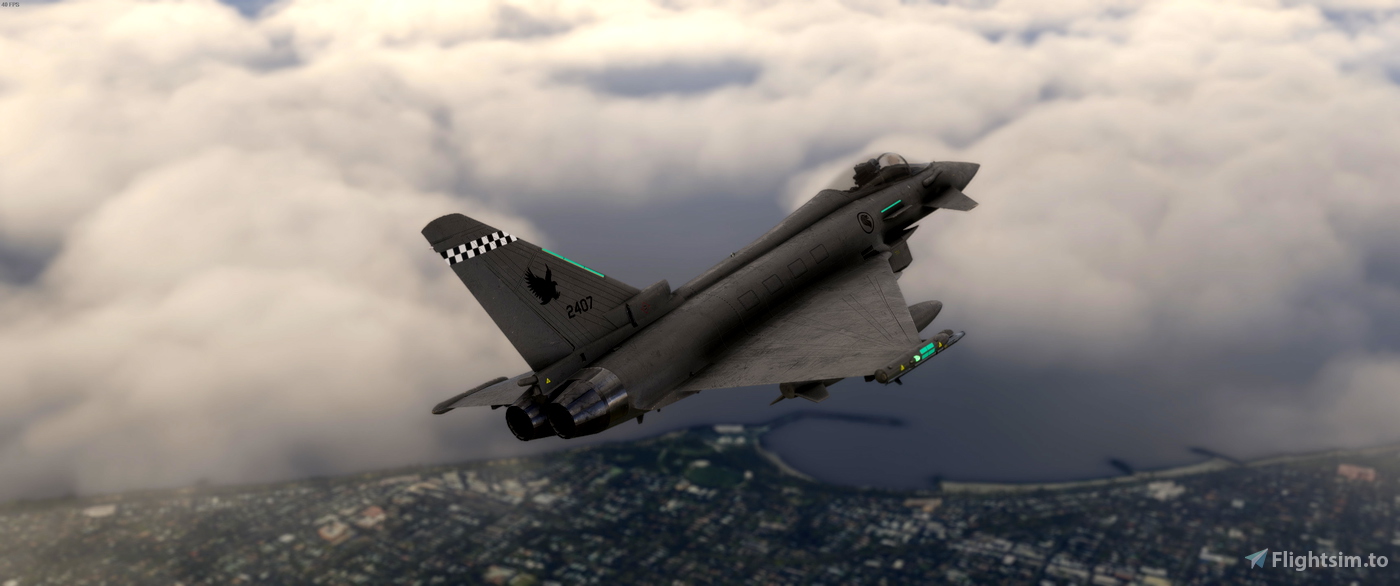 Republic of Singapore Air Force (RSAF) EF-2000 Typhoon 2407 のために ...