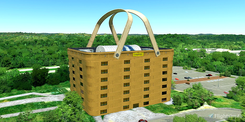 Ultralight Sightseeing Ohio Picnic Basket Shaped Office Building の