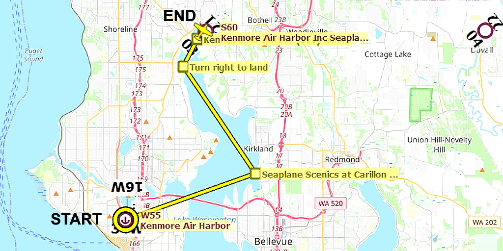 Ultralight Sightseeing - Washington - Seattle - Kenmore Seaplane Bases ...