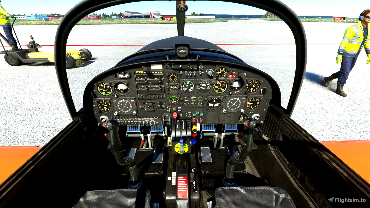 Sim Skunk Works SIAI-Marchetti SF-260 - Black Cockpit with multi ...