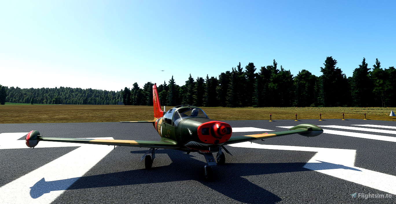 Sim Skunk Works SF-260 Belgian Air Force trainer for Microsoft Flight