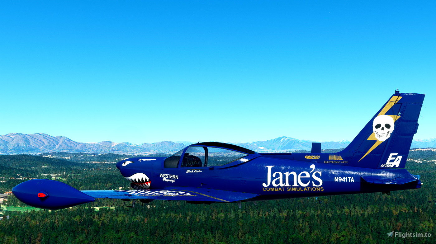 Sim Skunk Works SF-260 Jane's Combat Simulations for Microsoft Flight