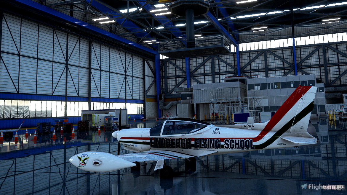 Sim Skunk Works SF-260 Lindbergh Flying School for Microsoft Flight