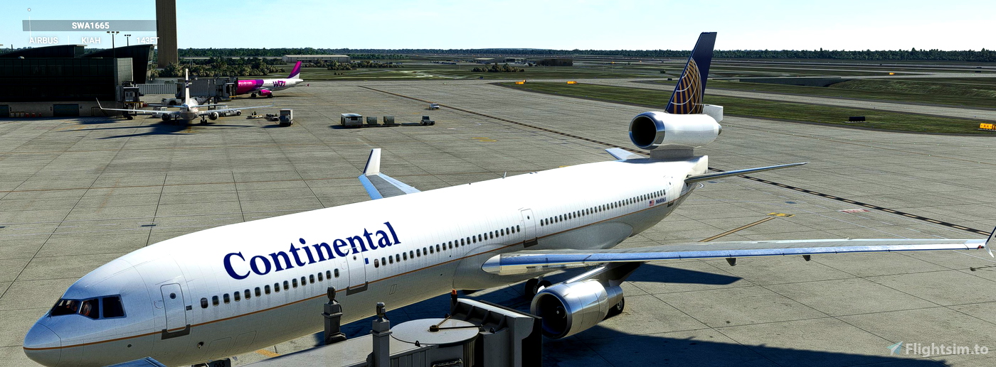 Sky Simulations MD-11 - Continental Airlines Globe Livery (N68065) for ...