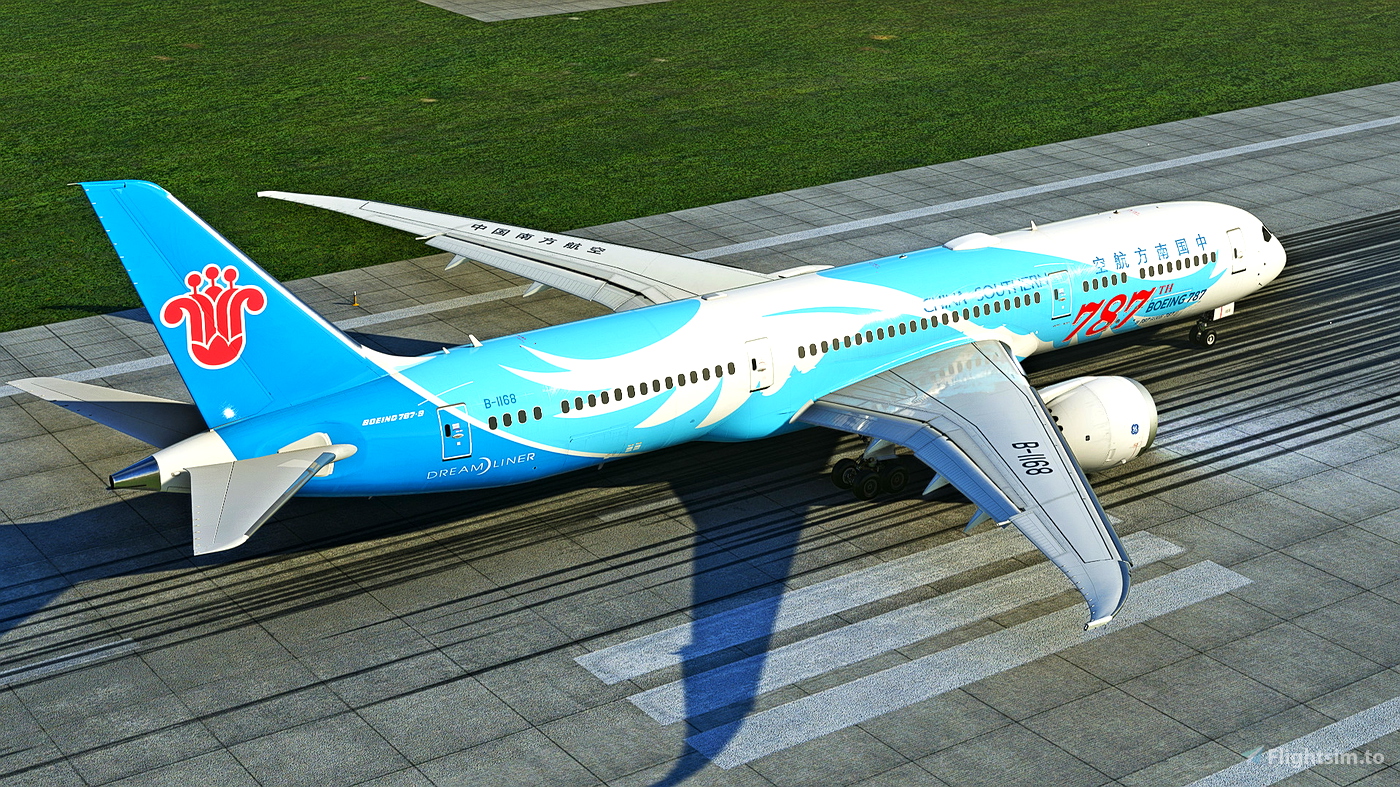 [SPECIAL] Horizon Sim B789 China Southern 中国南方航空 "787th 787" B1168 8K 对于 Microsoft Flight