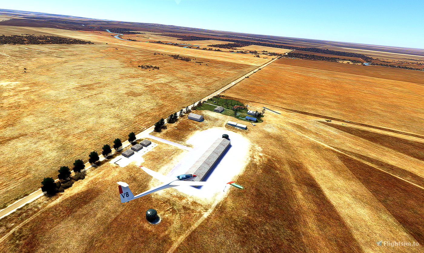Stonefield Airfield ,Adelaide UNI Gliding Club South Australia YSFL for