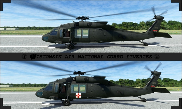 UH-60 Alaska Air National Guard Livery Pack (2X) By GHQST for Microsoft  Flight Simulator