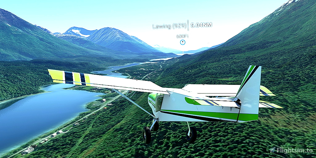 Ultralight Sightseeing Alaska Kenai Peninsula Quartz Creek to