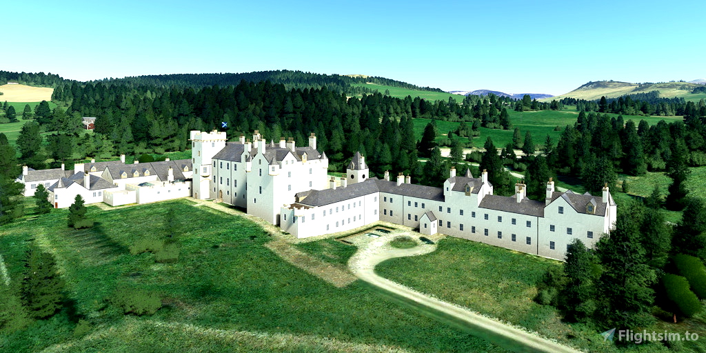 Ultralight Sightseeing - Scotland - Blair Atholl - Blair Castle for ...