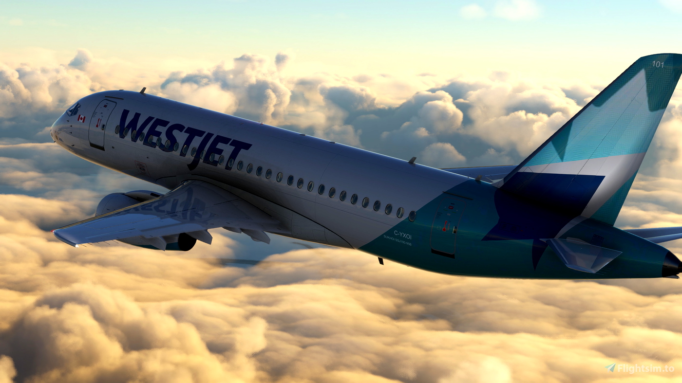 WestJet| Fictional | Headwind SU95 0.4.0 for Microsoft Flight Simulator ...